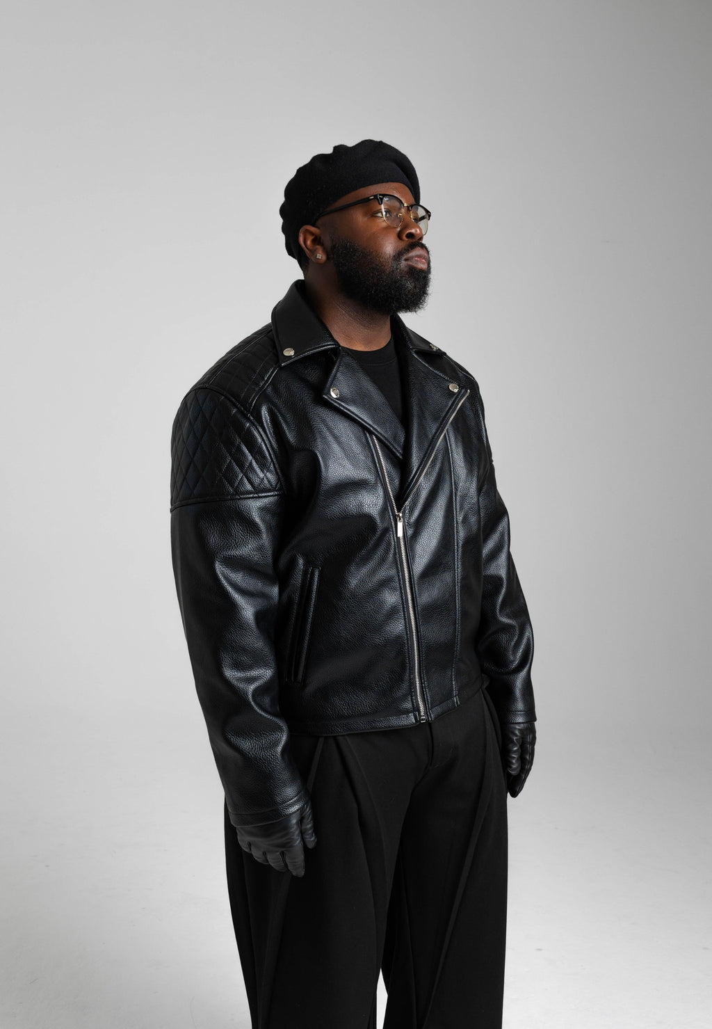 GIOVANNI LEATHER BIKER JACKET DIOS GIOVANNI