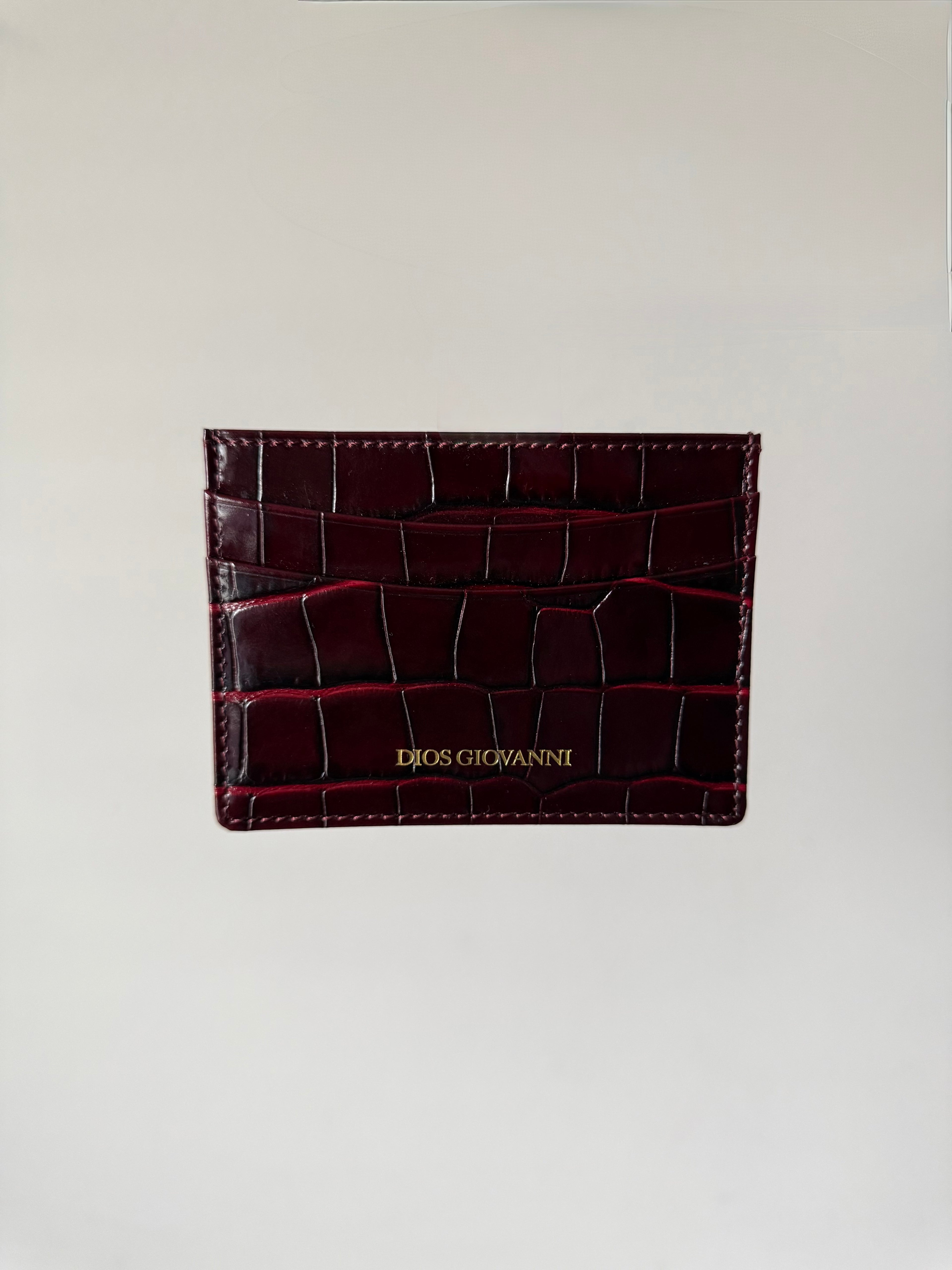 GIOVANNI ITALIAN LEATHER CARD HOLDER