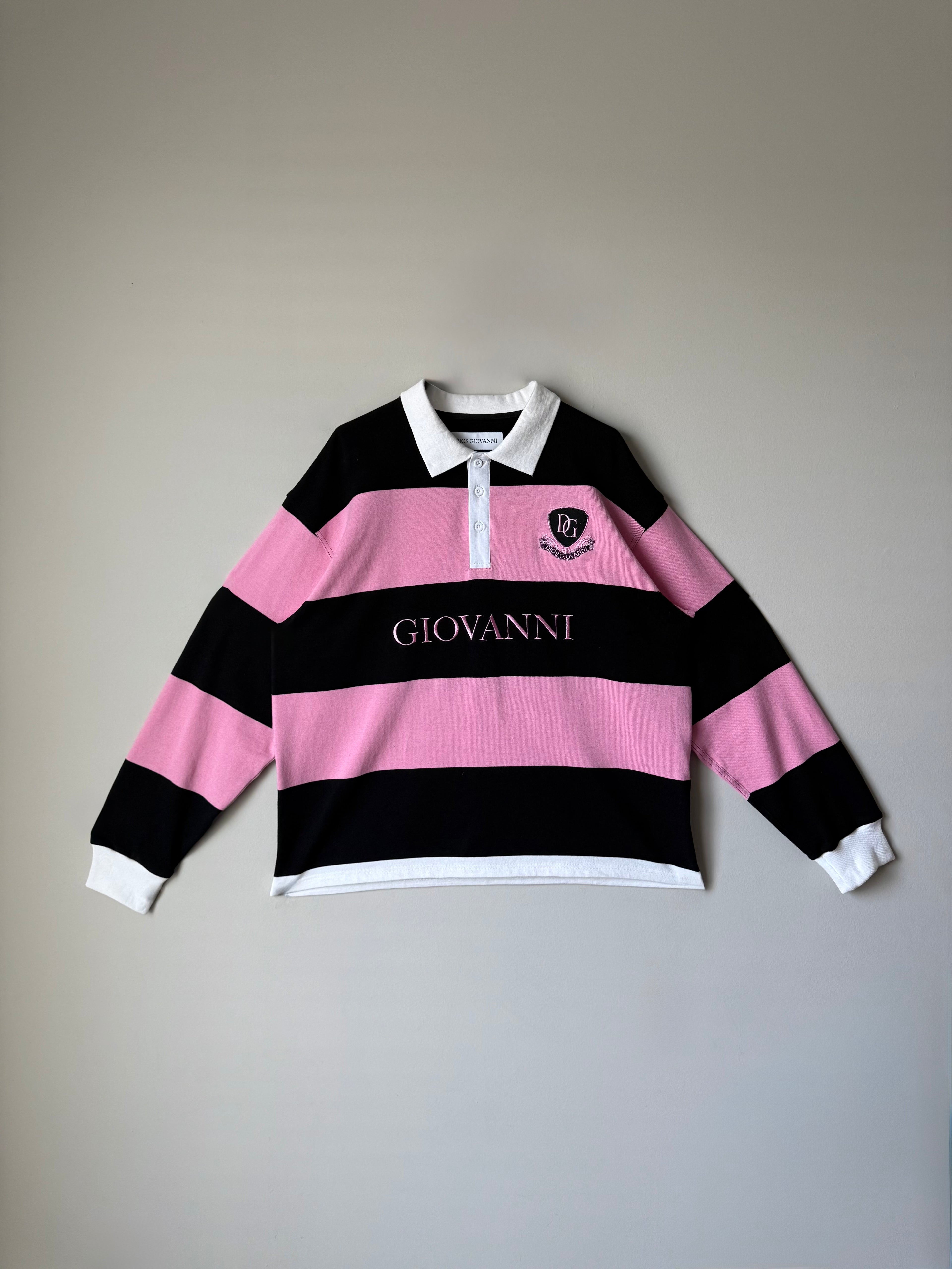 HOUSE KNIT RUGBY - ROSA