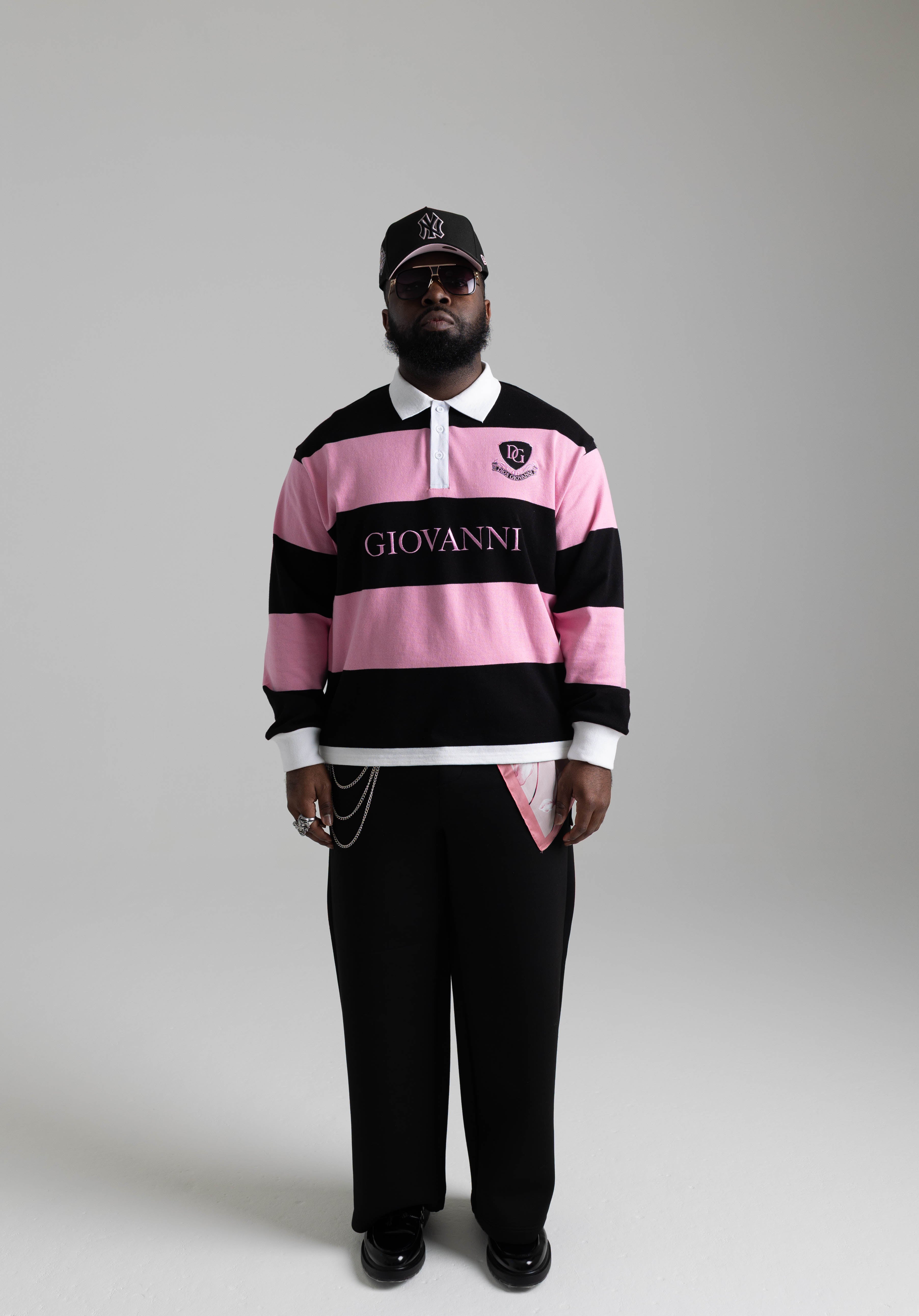 HOUSE KNIT RUGBY - ROSA