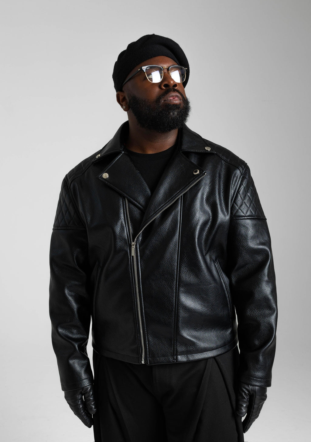 GIOVANNI LEATHER BIKER JACKET DIOS GIOVANNI