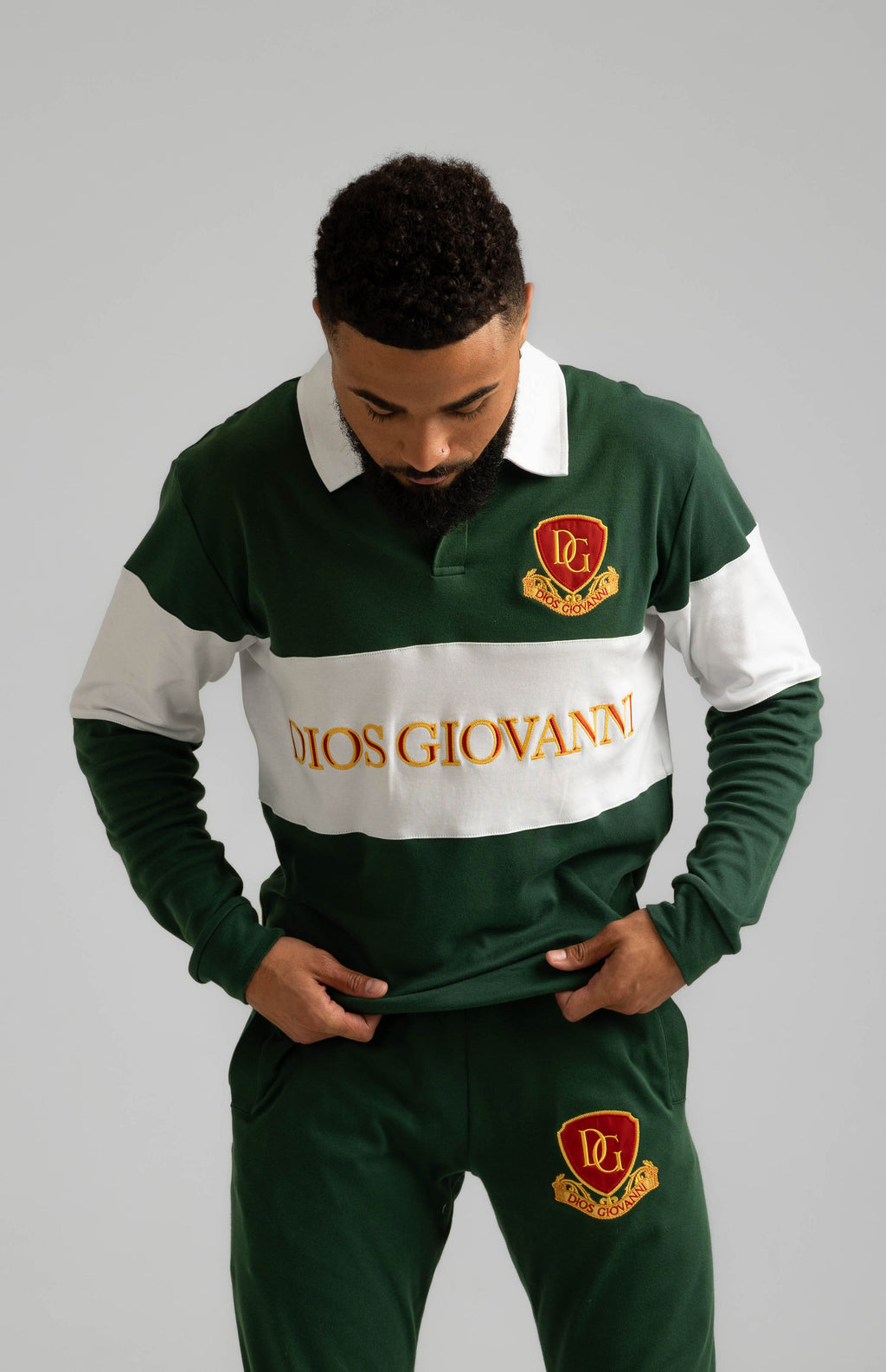 RUGBY POLO SHIRT - GREEN