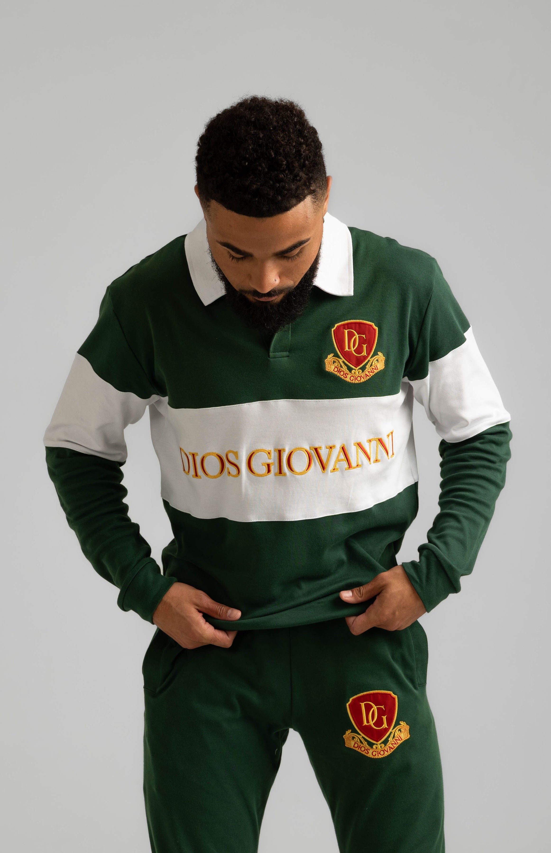 RUGBY POLO SHIRT - GREEN