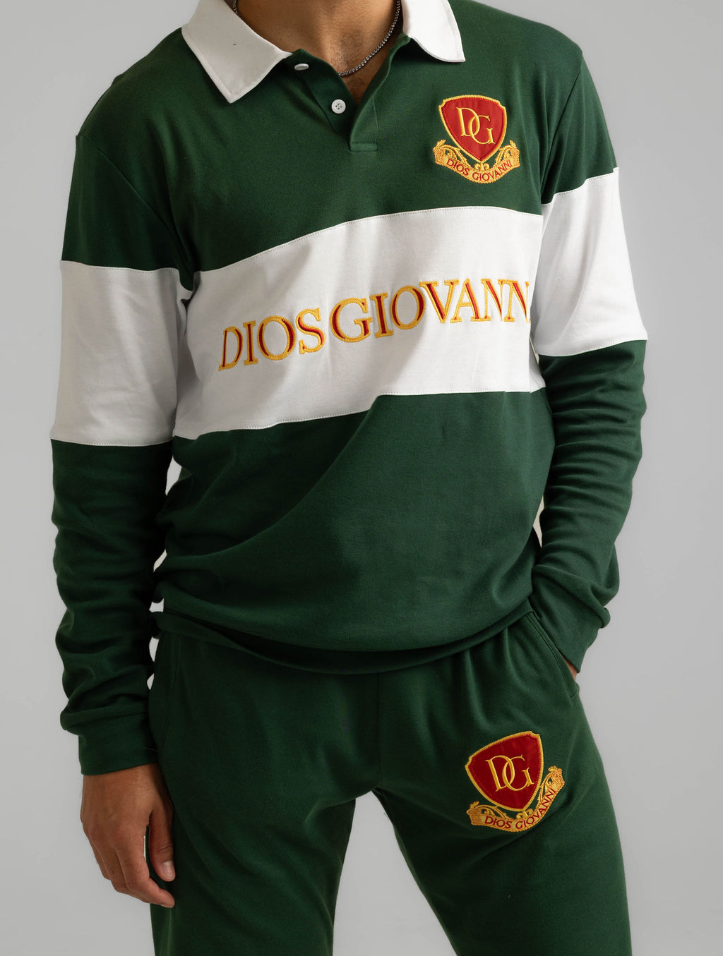 RUGBY POLO SHIRT - GREEN