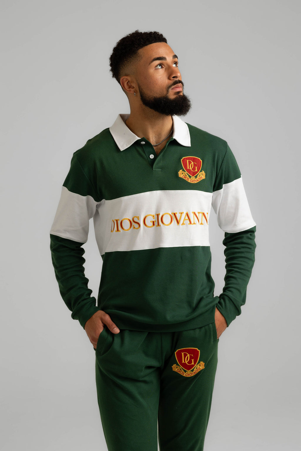 RUGBY POLO SHIRT - GREEN