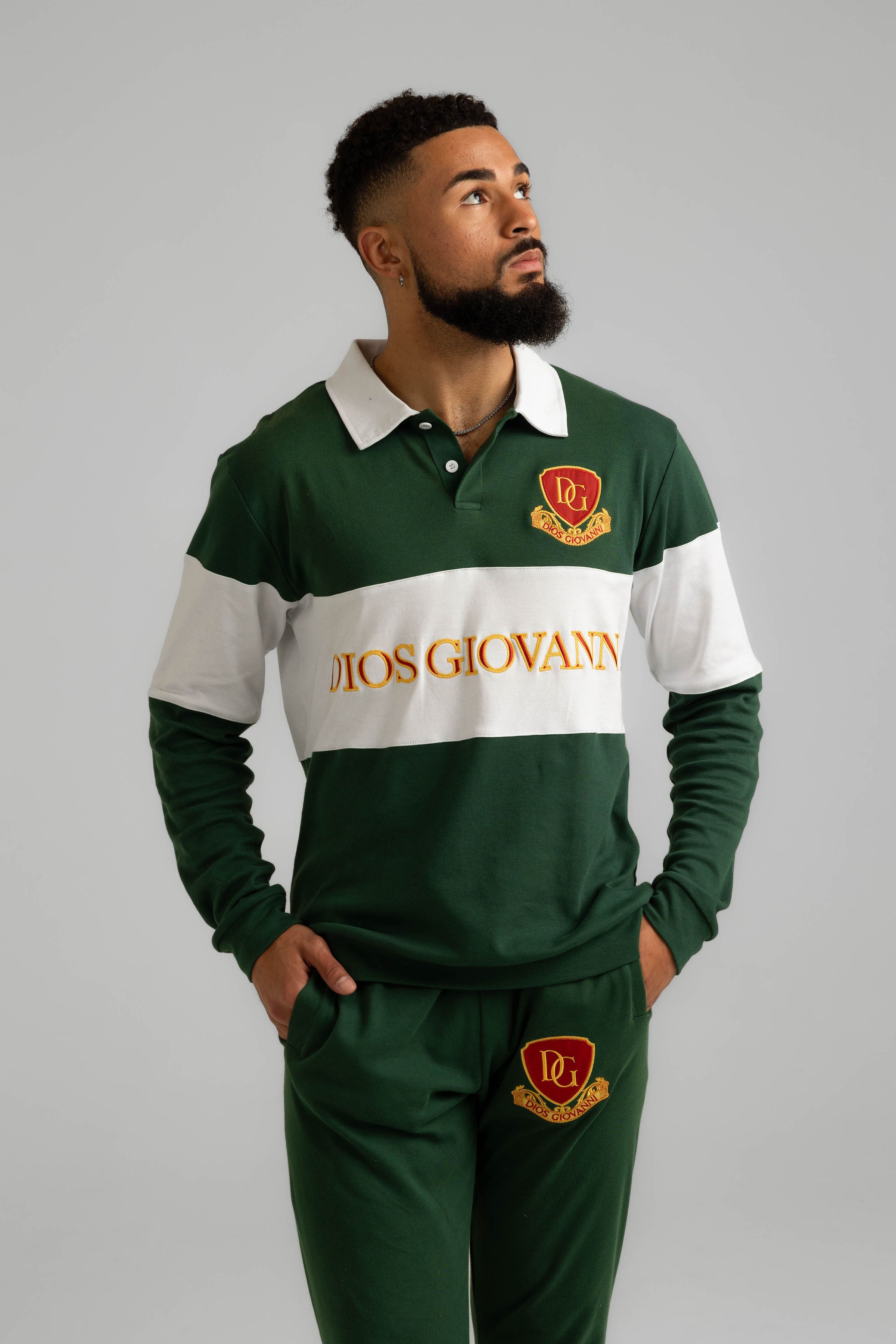 RUGBY POLO SHIRT - GREEN