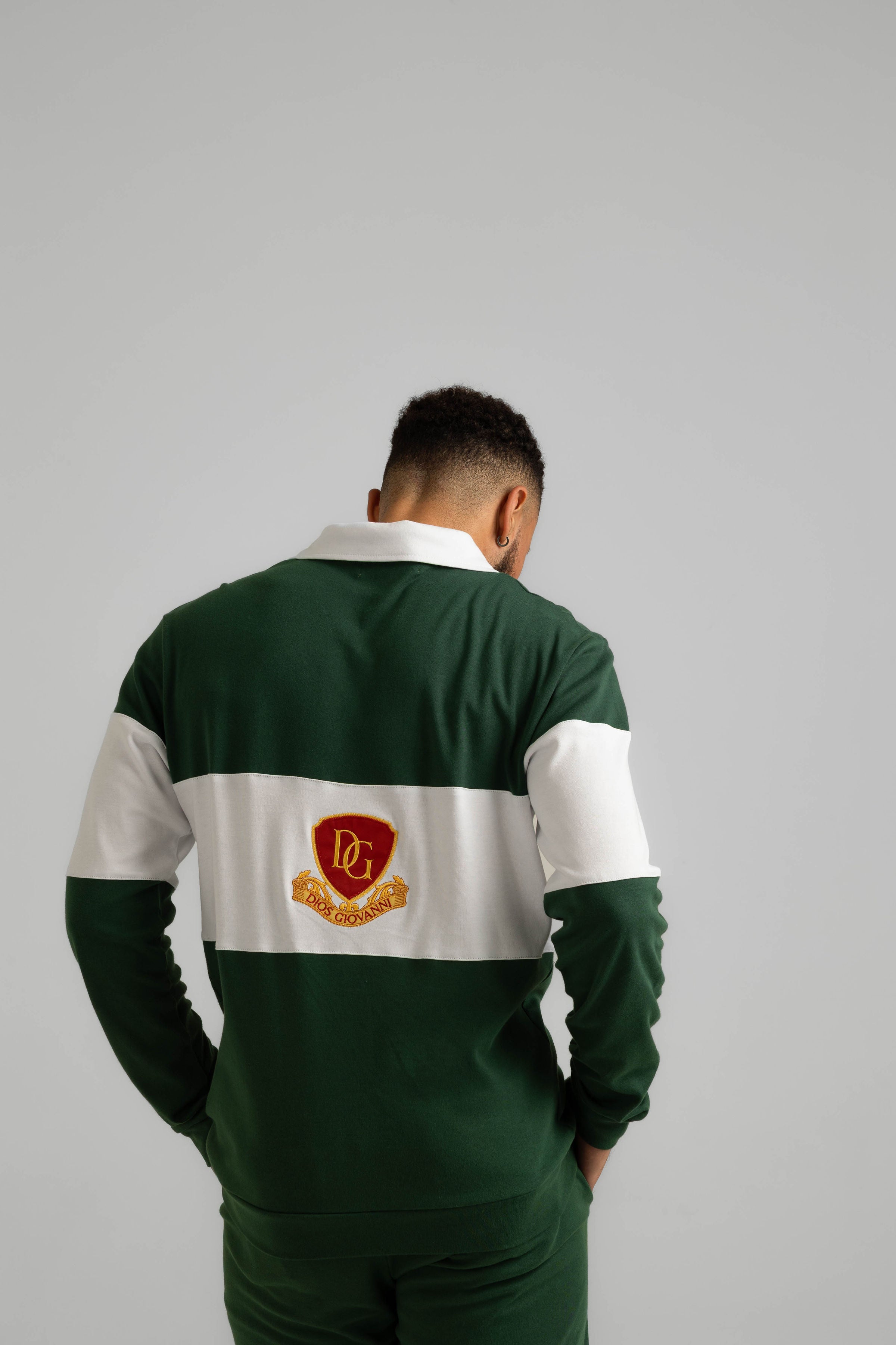 RUGBY POLO SHIRT - GREEN