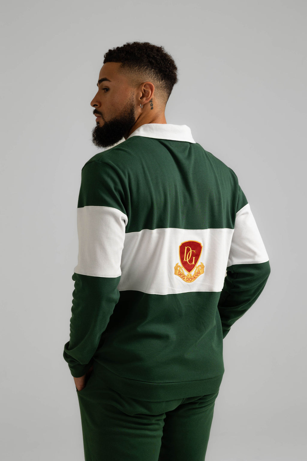RUGBY POLO SHIRT - GREEN