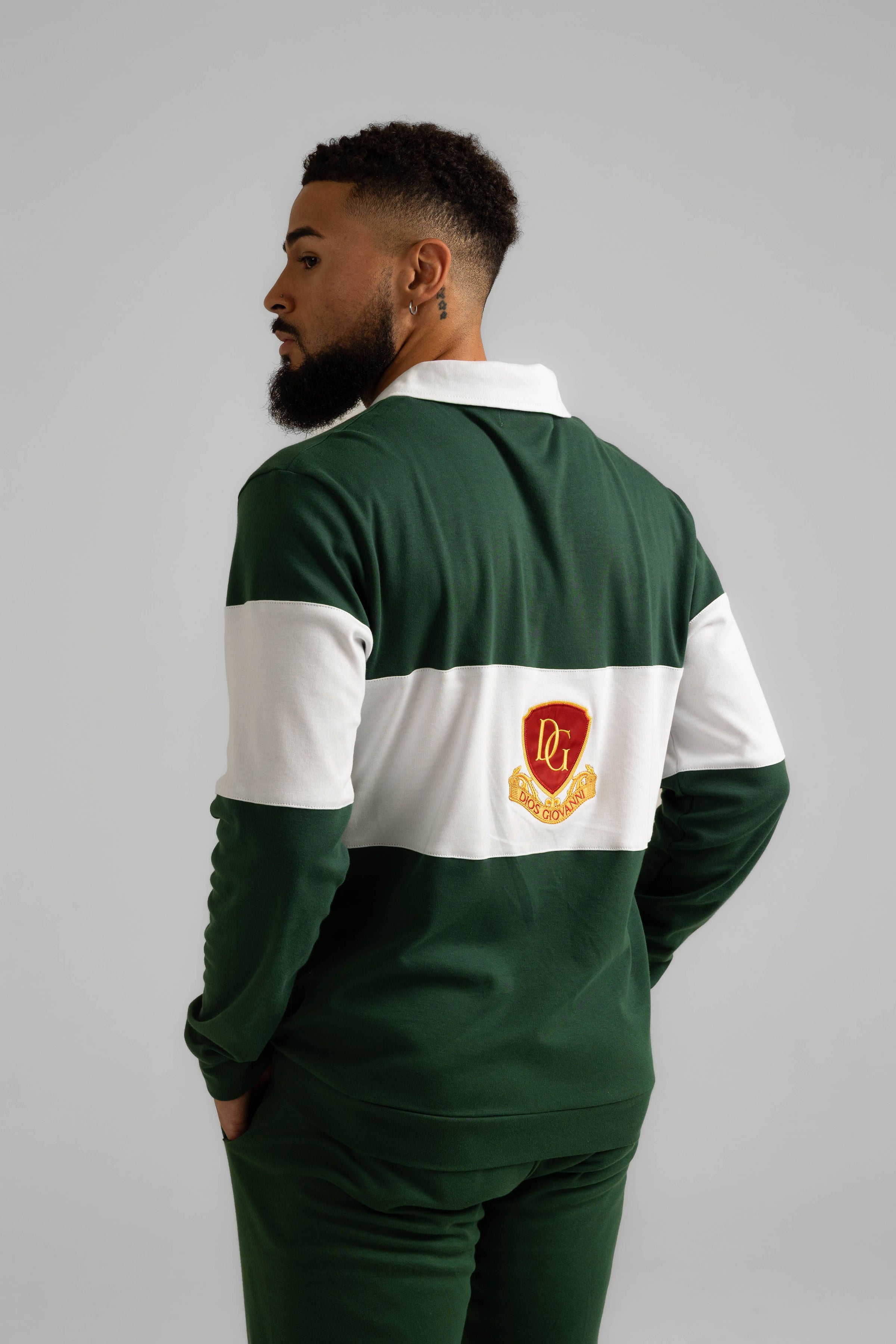 RUGBY POLO SHIRT - GREEN