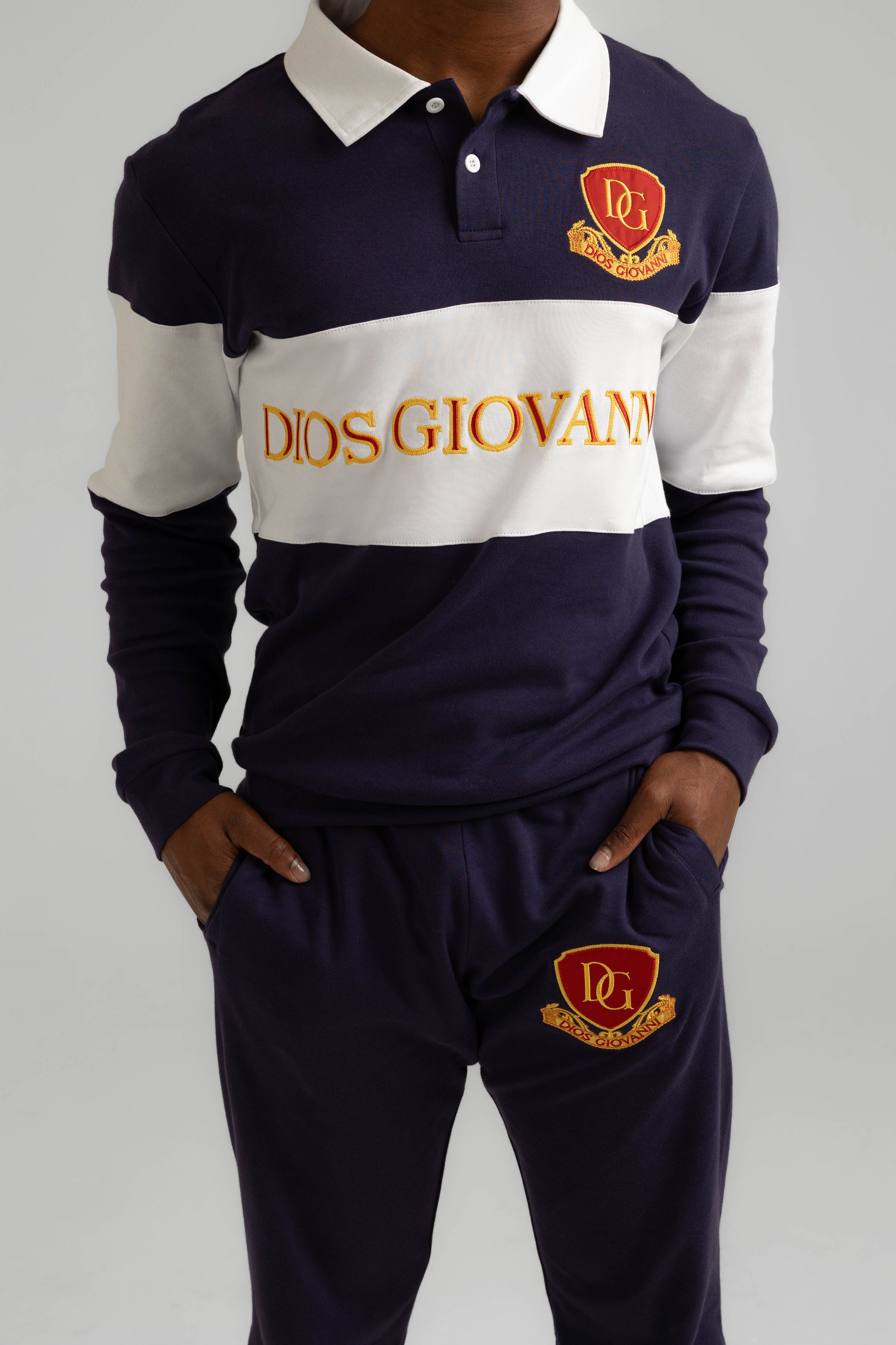 RUGBY POLO SHIRT - INDIGO