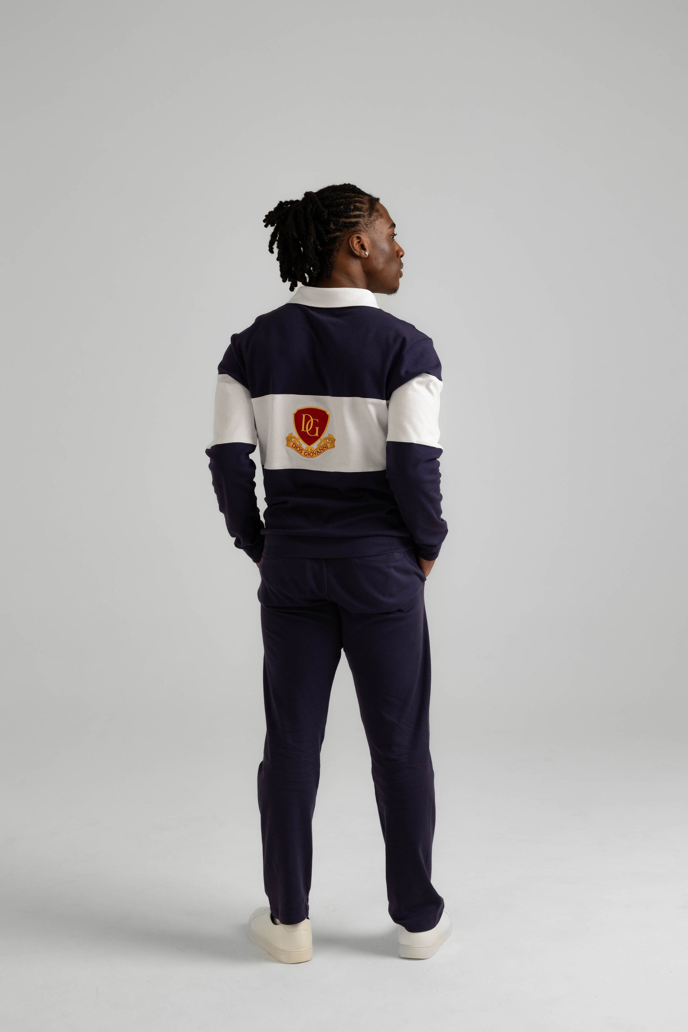 RUGBY POLO SHIRT - INDIGO