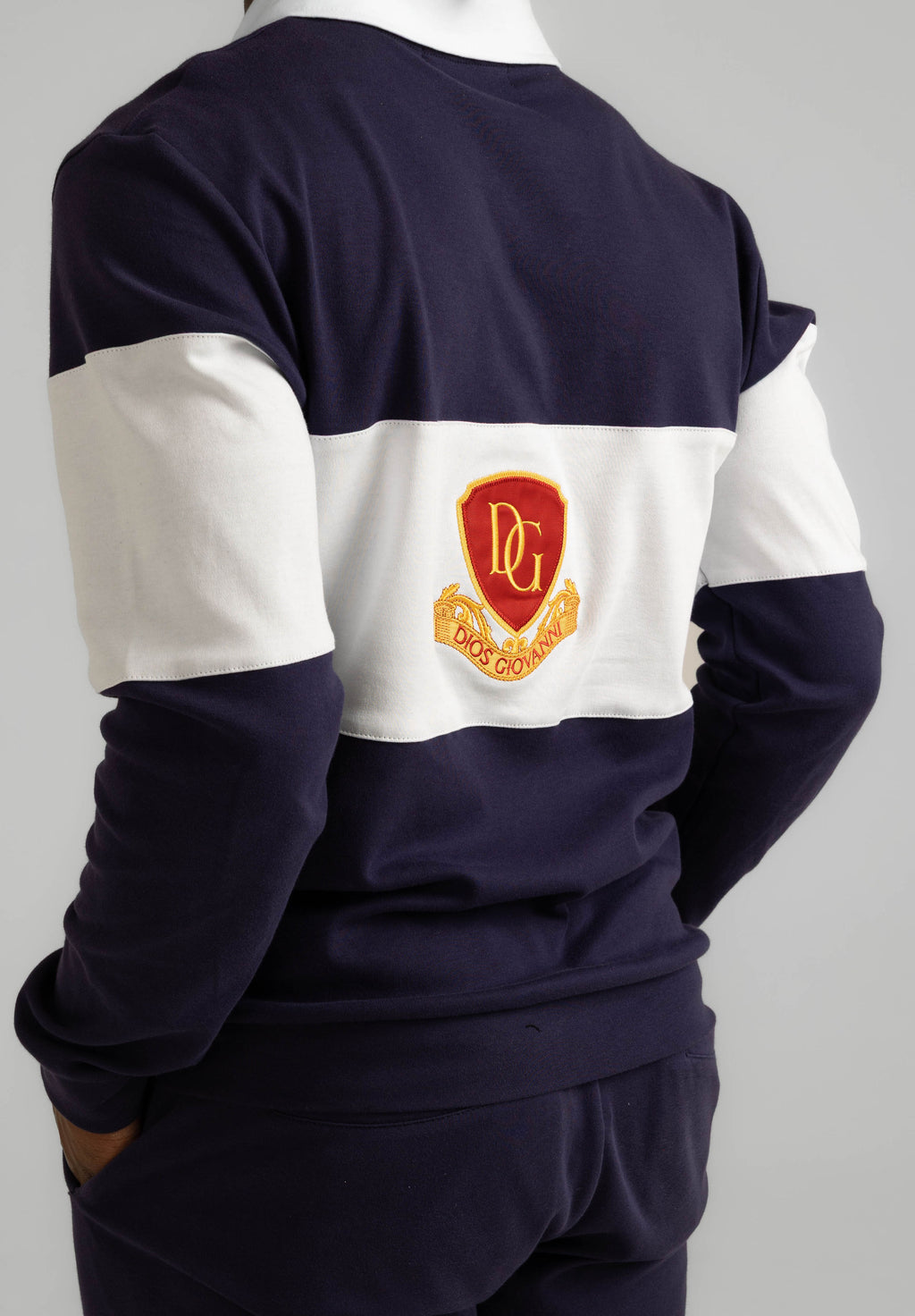 RUGBY POLO SHIRT - INDIGO