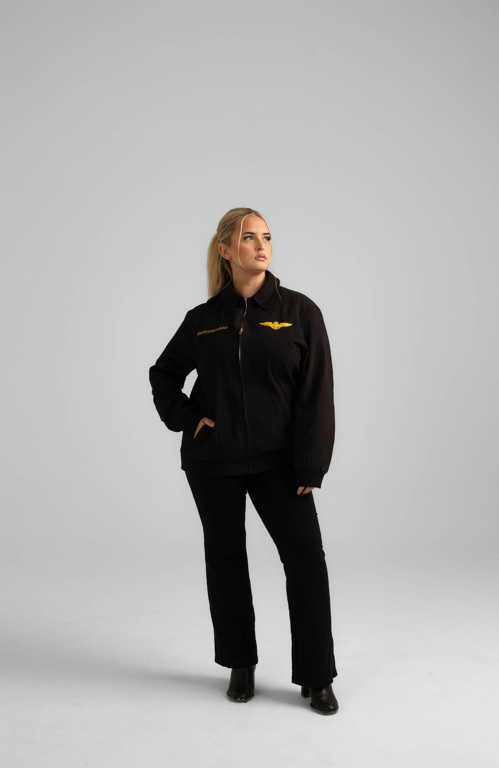 VISIONARY FLIGHTCLUB JACKET - BLACK