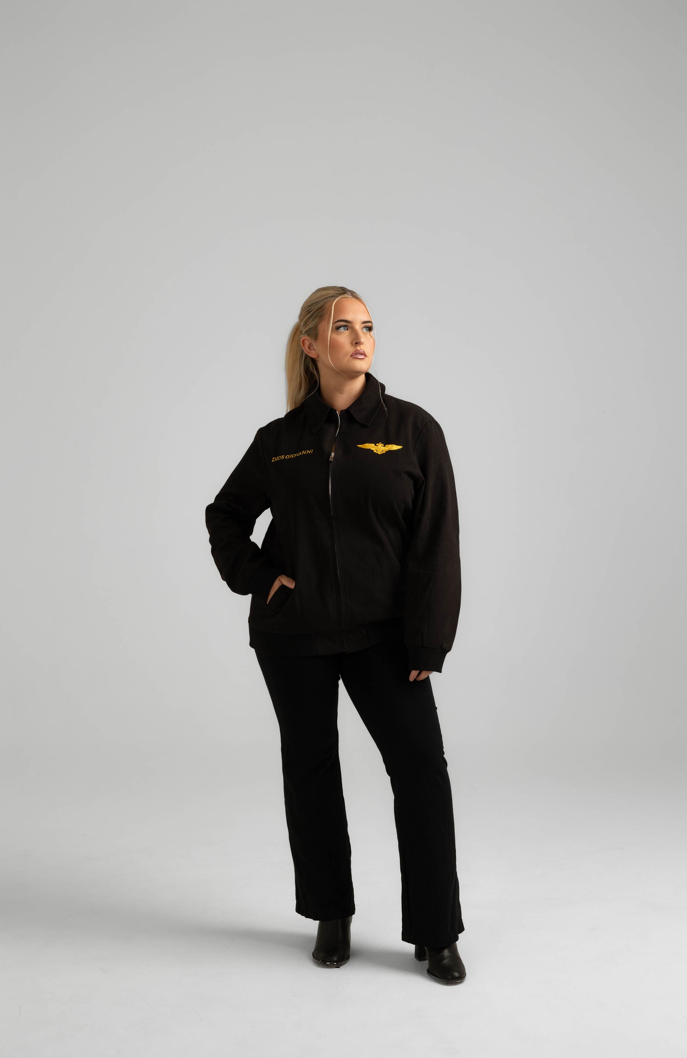 VISIONARY FLIGHTCLUB JACKET - BLACK