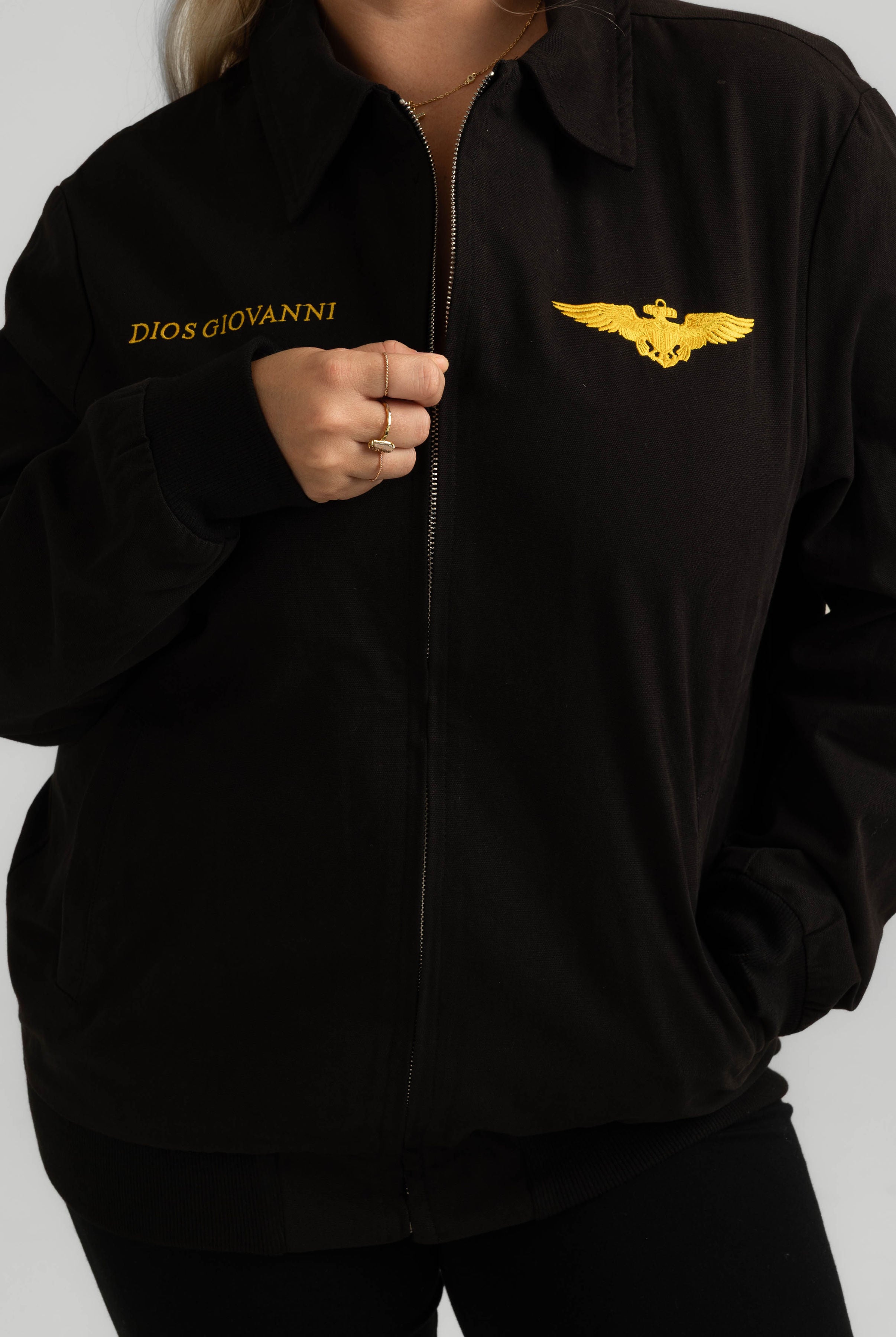 VISIONARY FLIGHTCLUB JACKET - BLACK