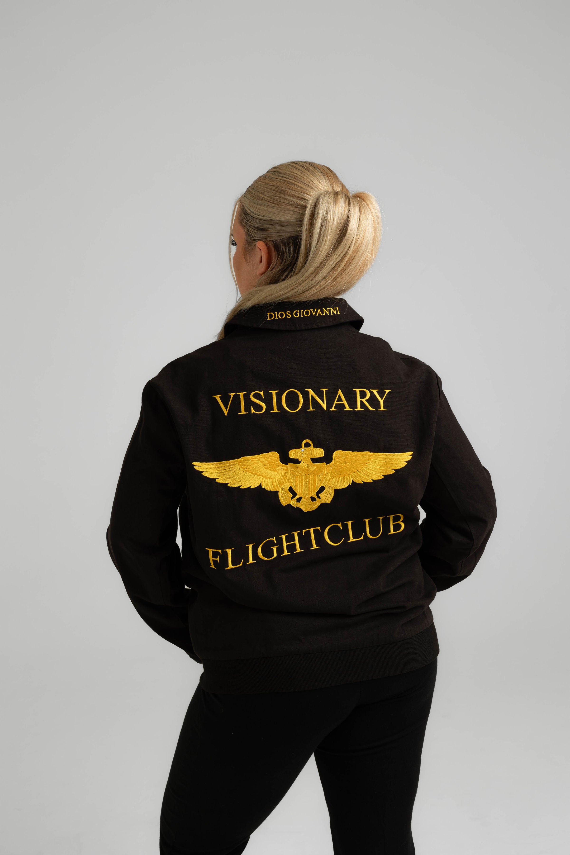 VISIONARY FLIGHTCLUB JACKET - BLACK