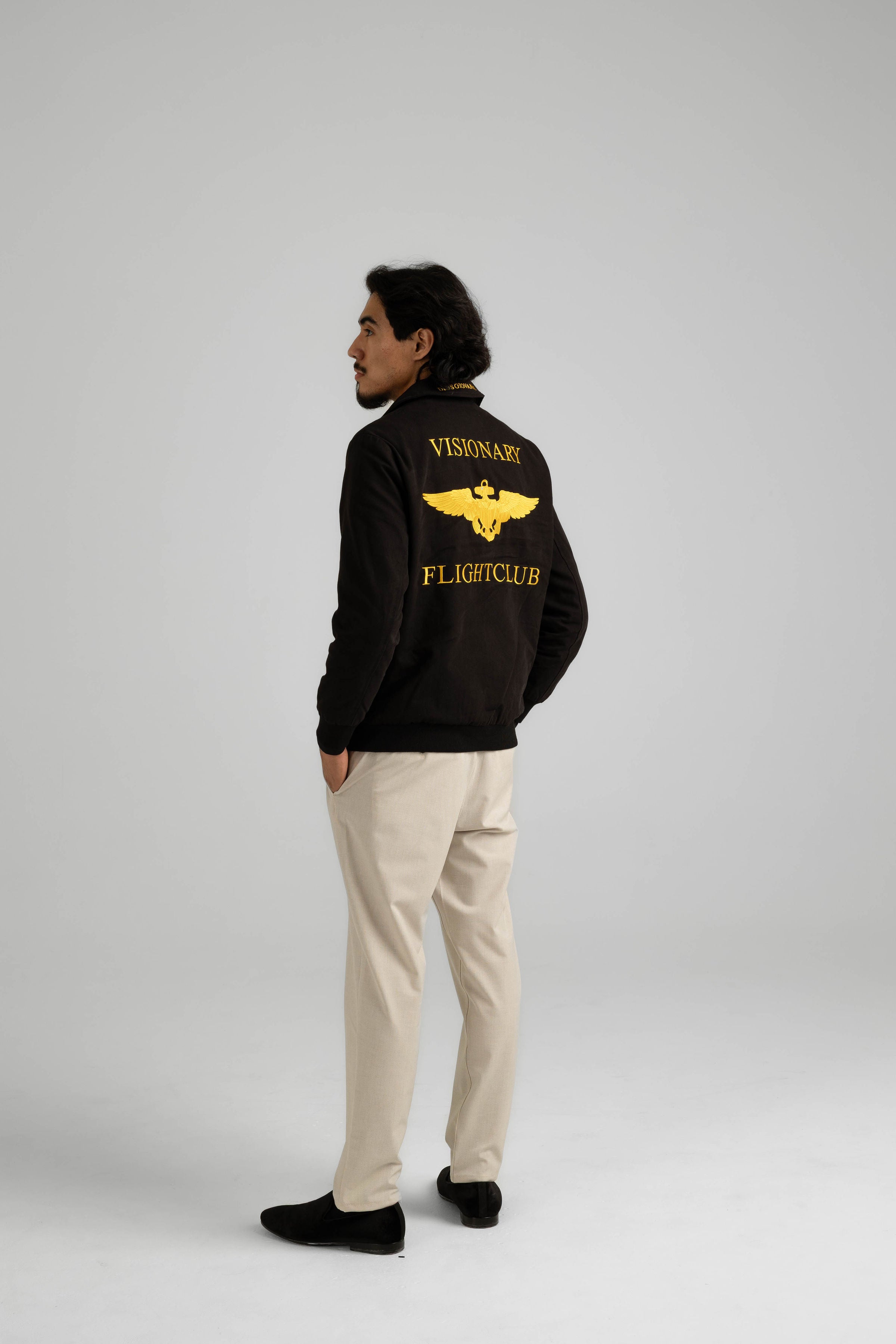 VISIONARY FLIGHTCLUB JACKET - BLACK
