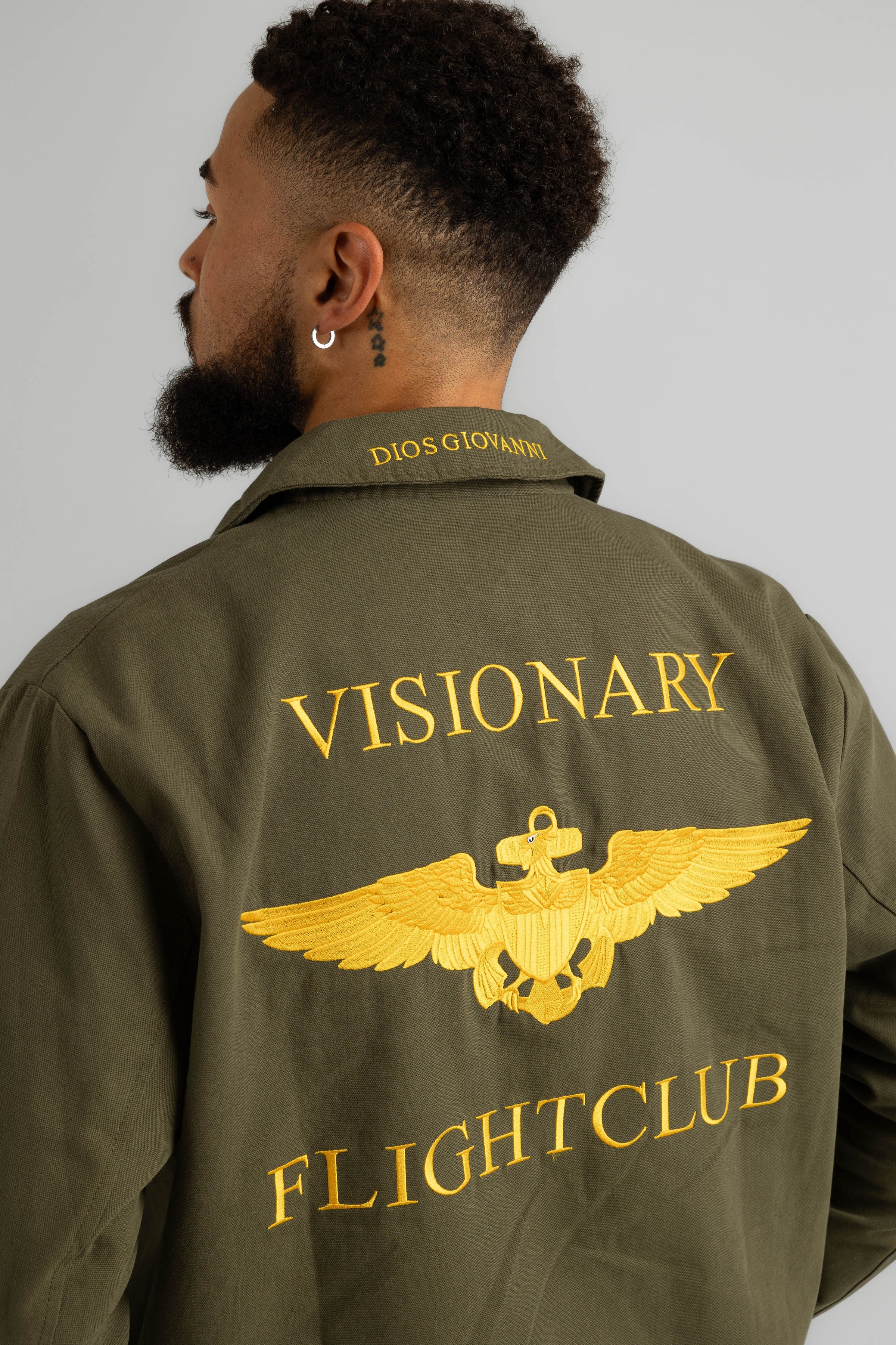VISIONARY FLIGHTCLUB JACKET - ARMY GREEN