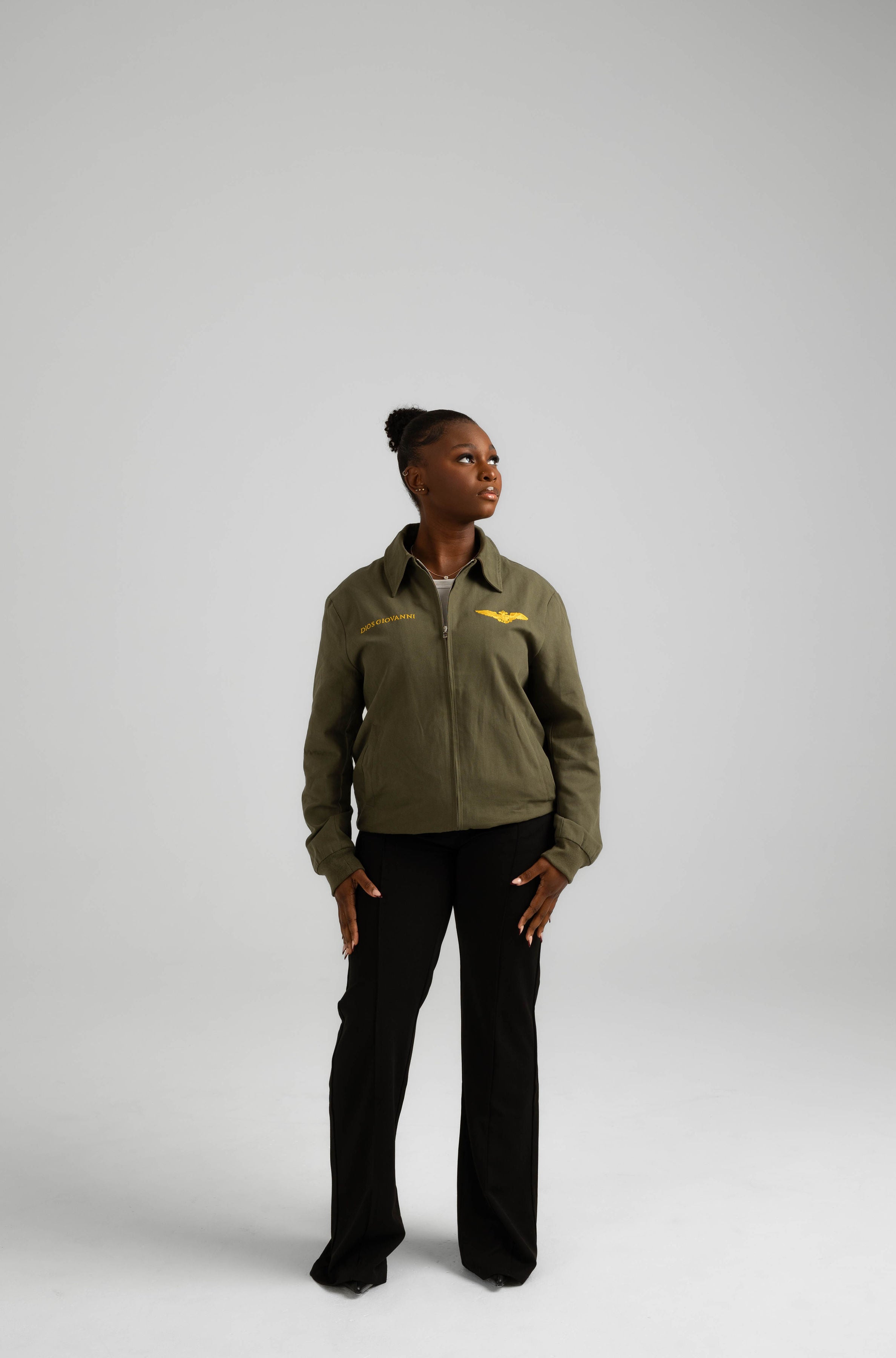 VISIONARY FLIGHTCLUB JACKET - ARMY GREEN
