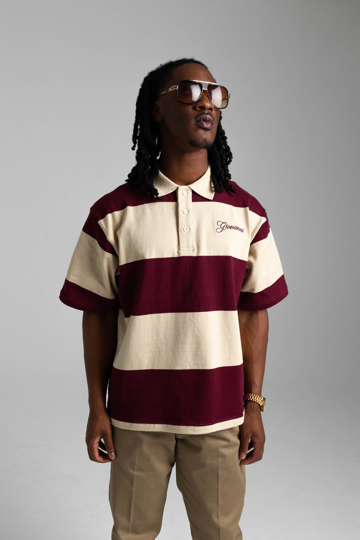 SHORT SLEEVE KNIT RUGBY DIOS GIOVANNI