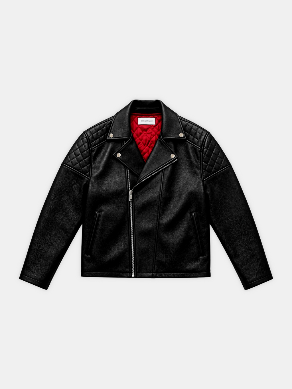 GIOVANNI LEATHER BIKER JACKET DIOS GIOVANNI