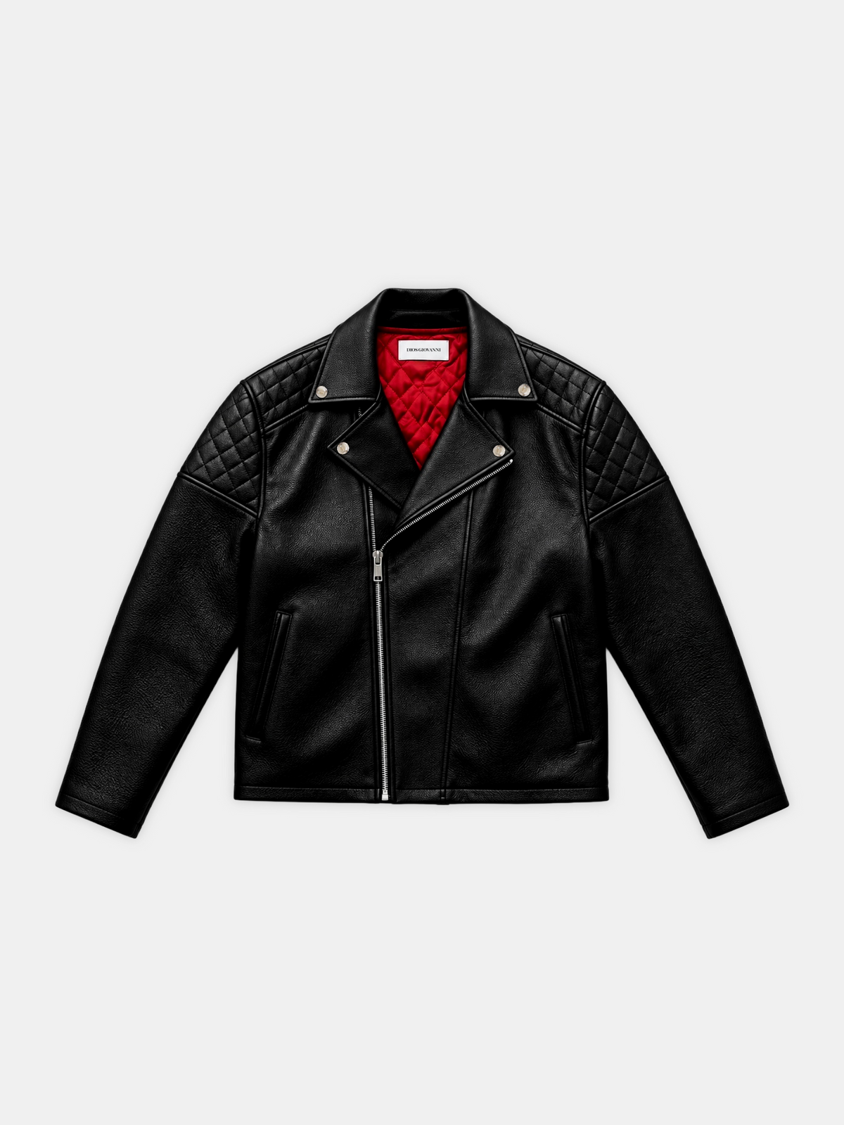 GIOVANNI LEATHER BIKER JACKET DIOS GIOVANNI